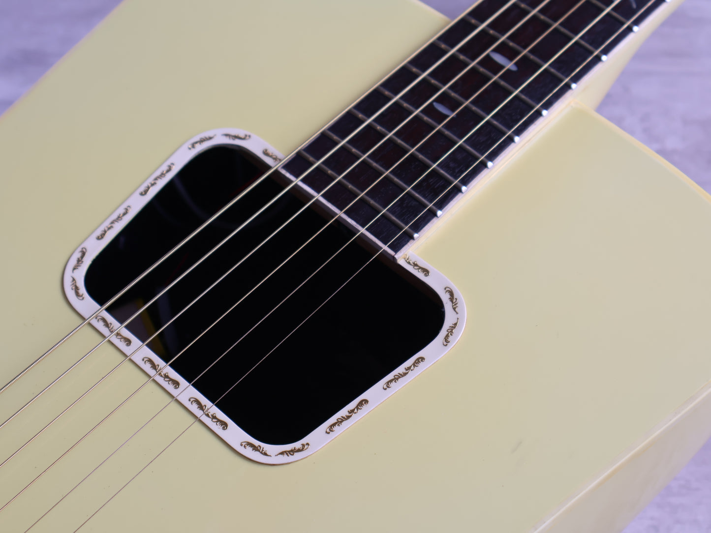 1980's Tokai Folkel Carbon Body Acoustic Guitar (Ivory)