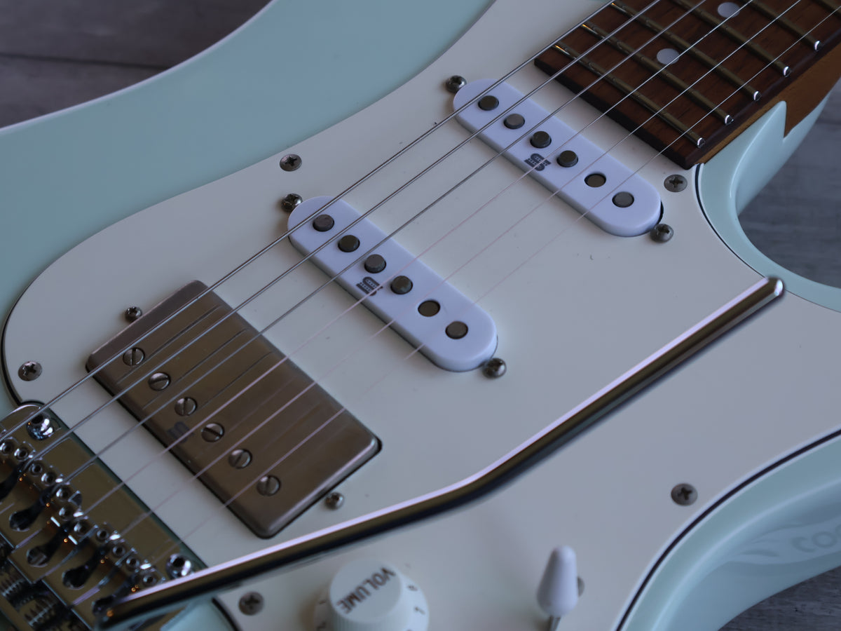 2023 Ibanez Japan AZ2204NW HSS Prestige Series Superstrat (Mint Green)