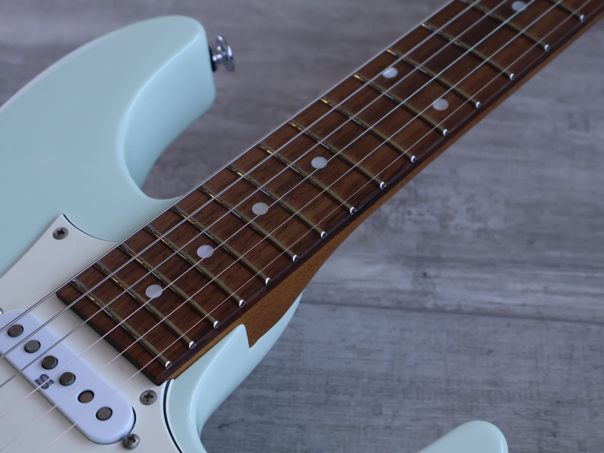 2023 Ibanez Japan AZ2204NW HSS Prestige Series Superstrat (Mint Green)