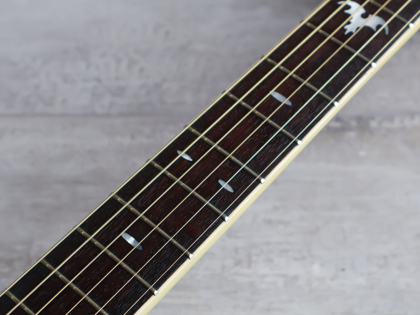 1980's Tokai Folkel Carbon Body Acoustic Guitar (Ivory)
