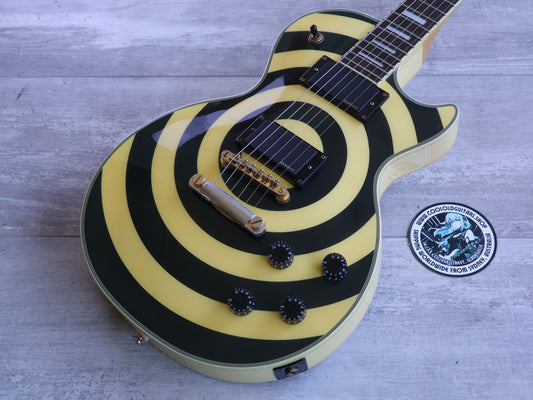 2008 Epiphone Zakk Wylde Les Paul Custom Plus (Antique Ivory Bullseye)