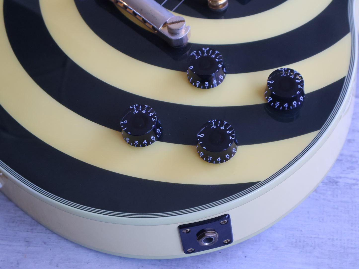 2008 Epiphone Zakk Wylde Les Paul Custom Plus (Antique Ivory Bullseye)