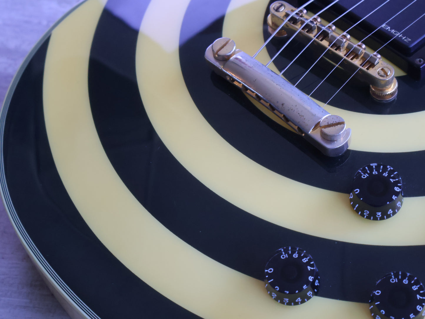 2008 Epiphone Zakk Wylde Les Paul Custom Plus (Antique Ivory Bullseye)