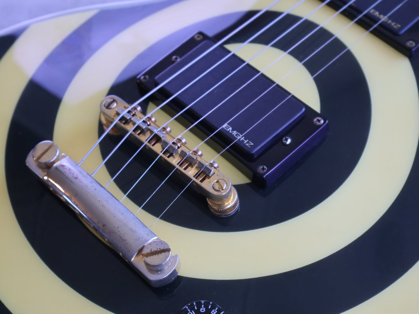 2008 Epiphone Zakk Wylde Les Paul Custom Plus (Antique Ivory Bullseye)