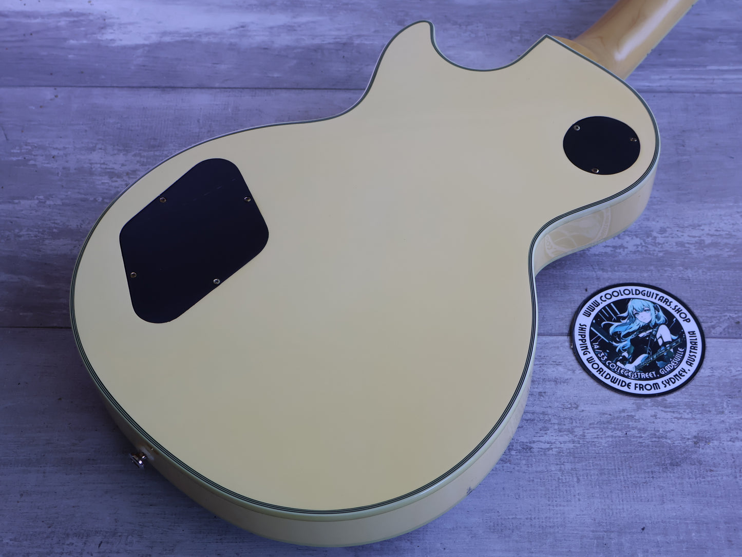 2008 Epiphone Zakk Wylde Les Paul Custom Plus (Antique Ivory Bullseye)
