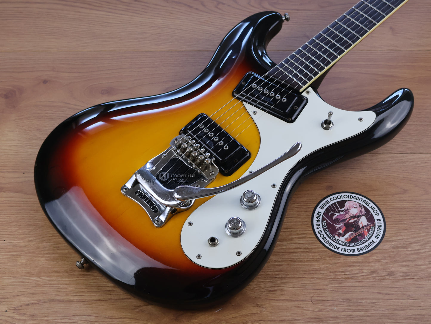 1998 Mosrite "1965" Reissue Ventures Model w/Moseley Tremolo (Sunburst)