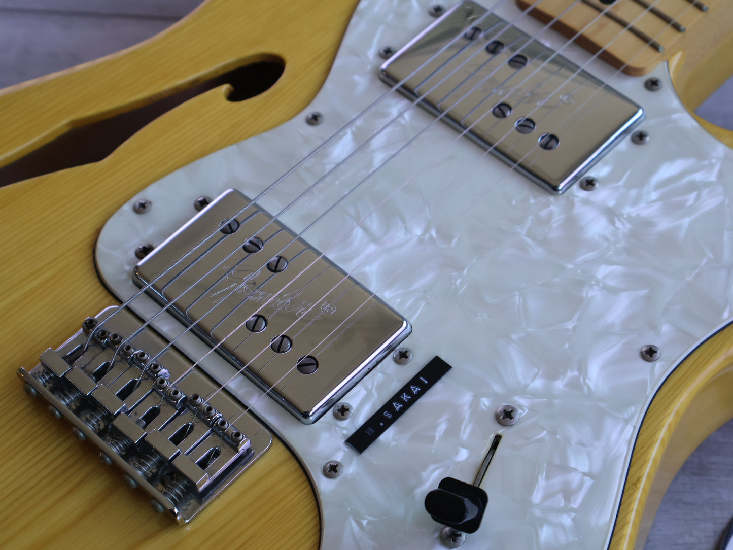 1993 Fender Japan TN72-75 Thinline Telecaster (Natural)