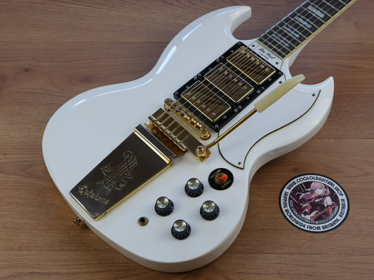 2006 Epiphone Korea G-400 Custom SG w/Maestro - Limited Edition Custom Shop (Antique Ivory)