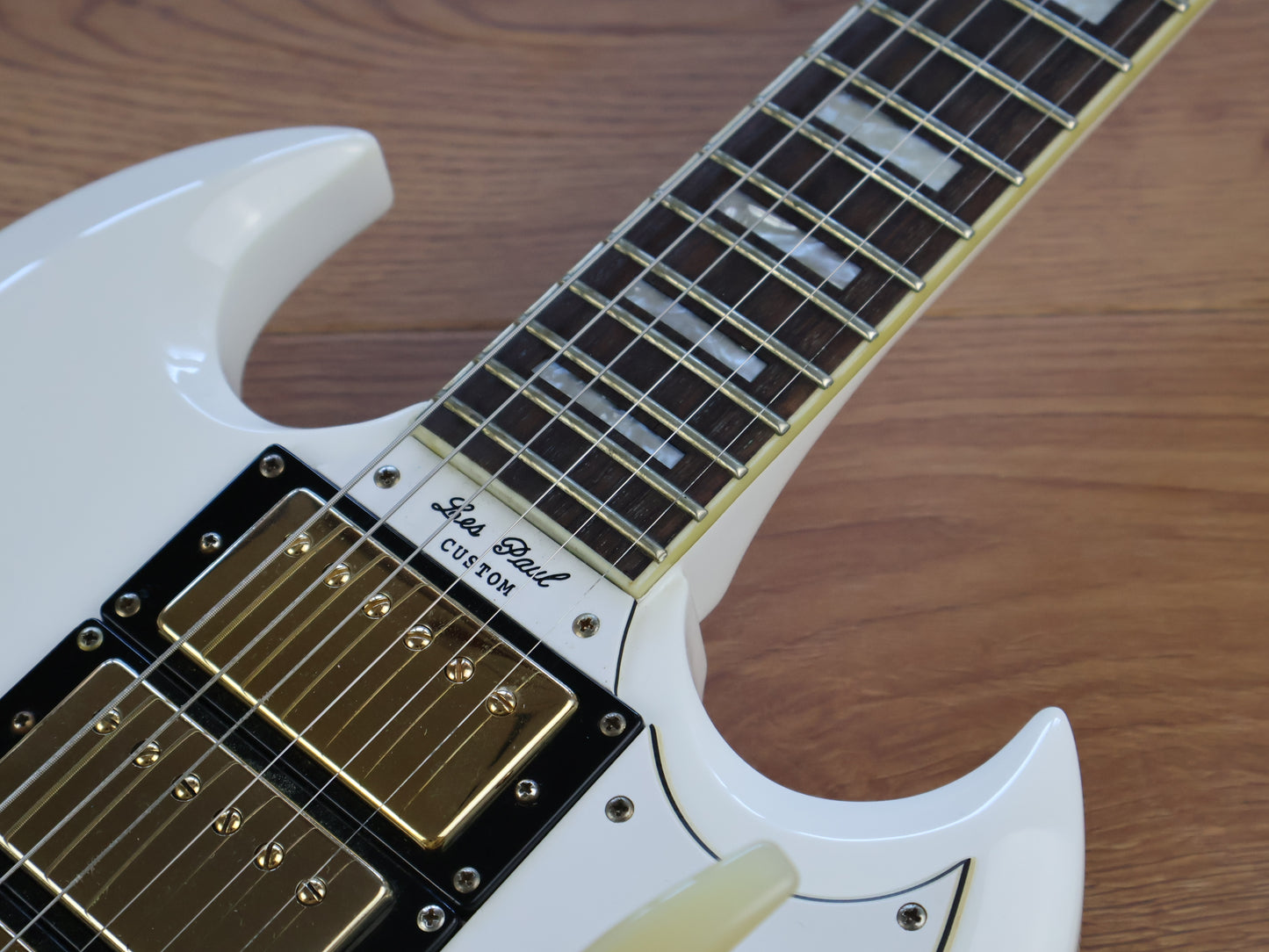 2006 Epiphone Korea G-400 Custom SG w/Maestro - Limited Edition Custom Shop (Antique Ivory)