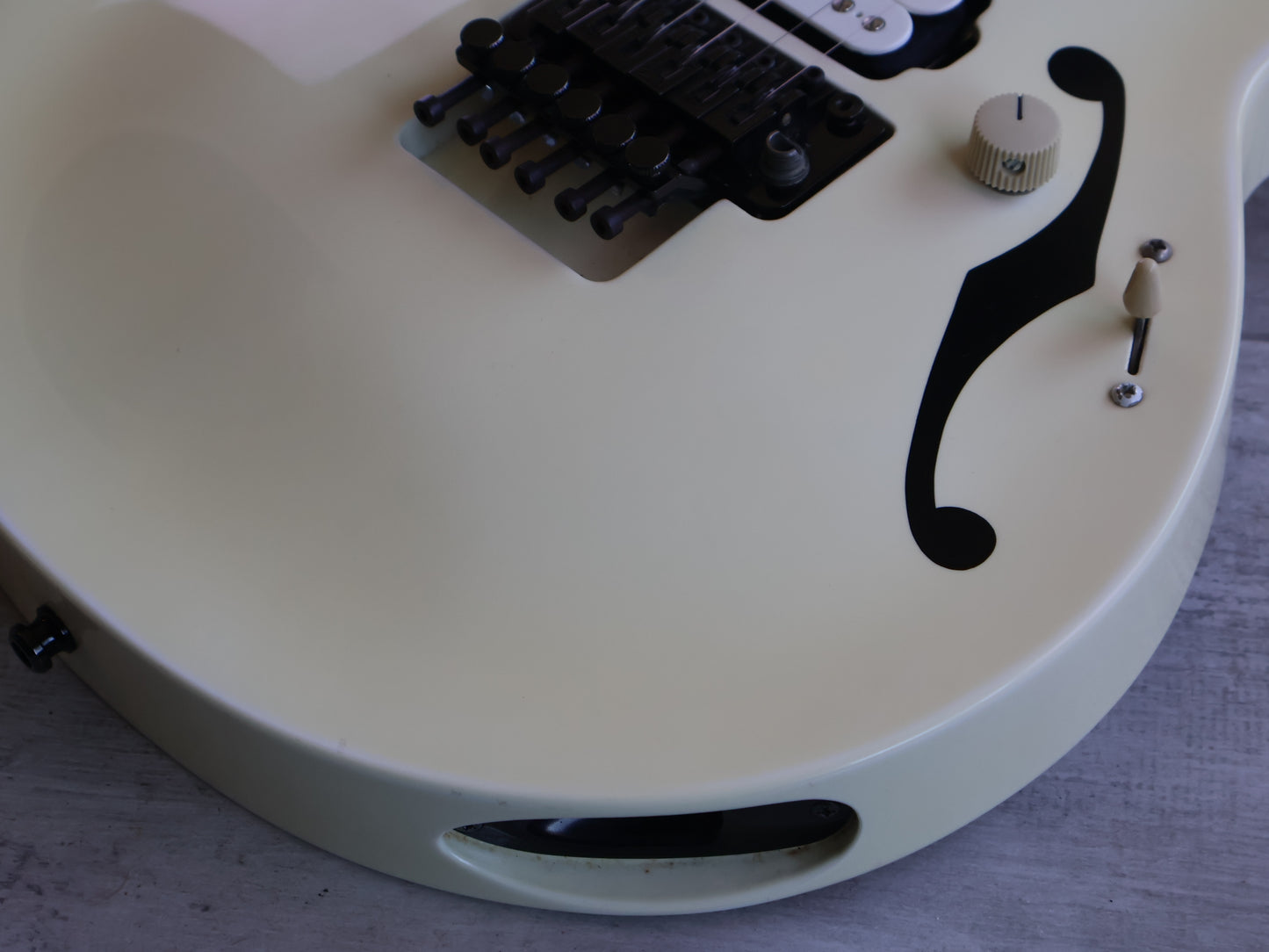 2001 ESP Japan Technical House Custom Shop Sugizo Single Cutaway (White)