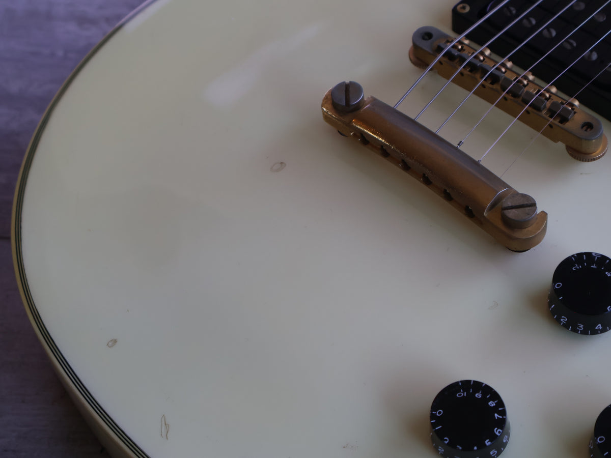 2000's Edwards (by ESP Japan) E-LP-92CD Les Paul Custom (Aged White)