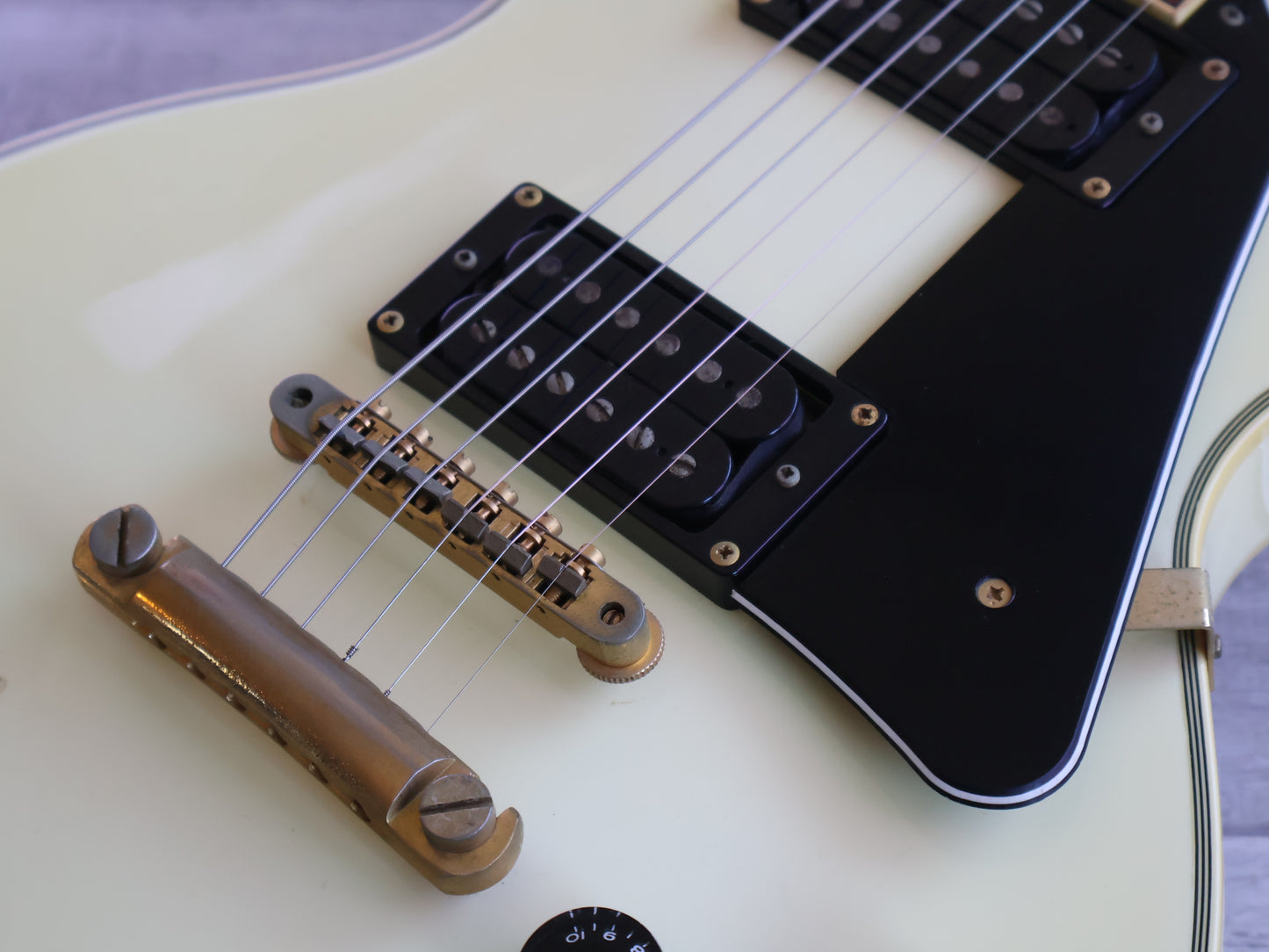 2000's Edwards (by ESP Japan) E-LP-92CD Les Paul Custom (Aged White)