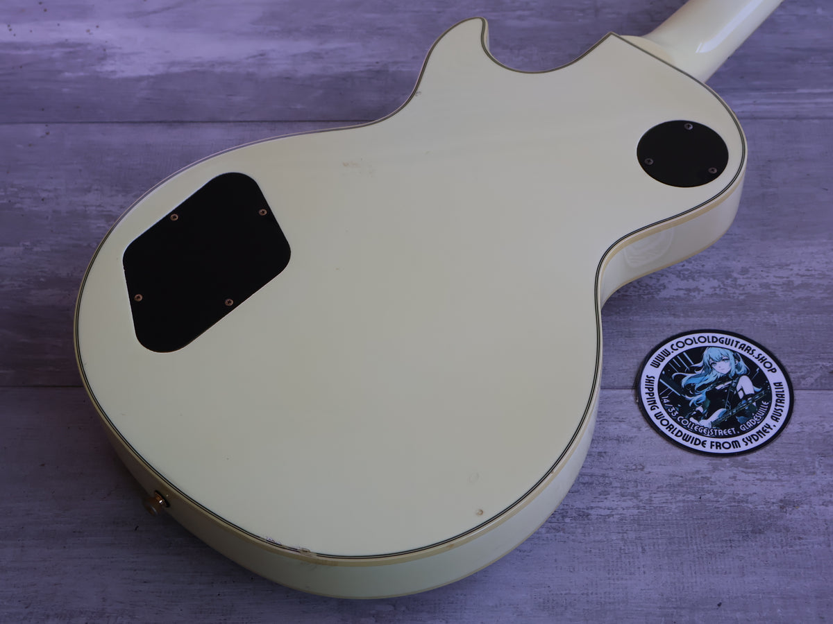 2000's Edwards (by ESP Japan) E-LP-92CD Les Paul Custom (Aged White)
