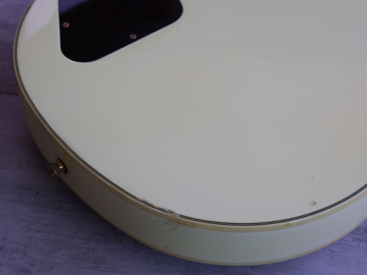 2000's Edwards (by ESP Japan) E-LP-92CD Les Paul Custom (Aged White)