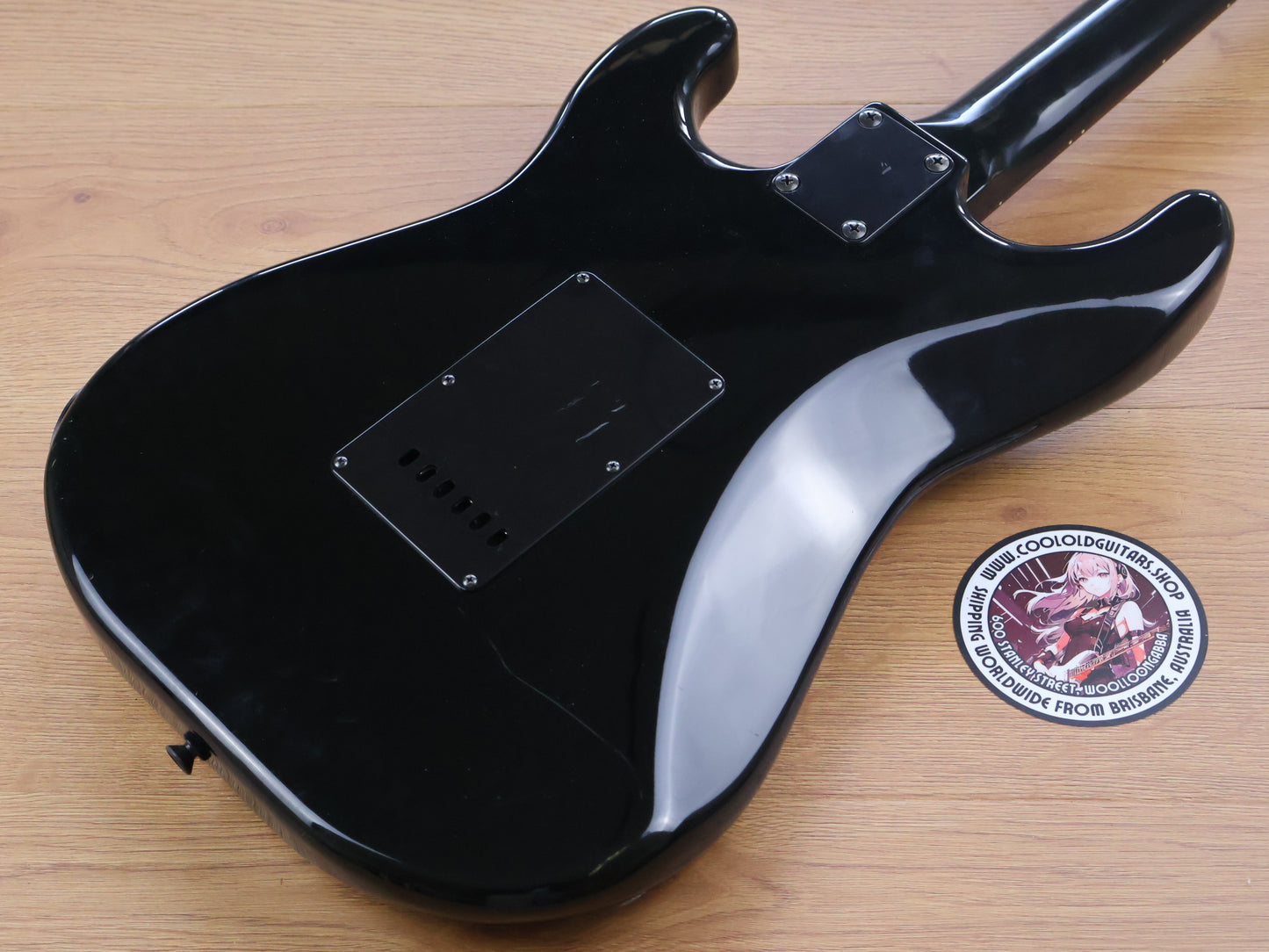 1984 Fresher Japan FS-3 Contemporary HSS Stratocaster (Black)