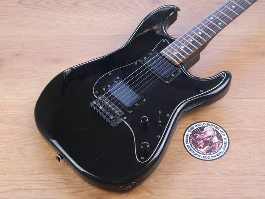 1984 Fresher Japan FS-3 Contemporary HH Stratocaster (Black)