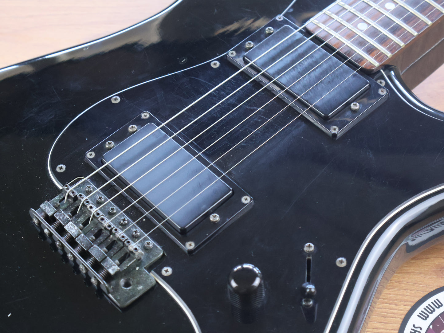 1984 Fresher Japan FS-3 Contemporary HH Stratocaster (Black)