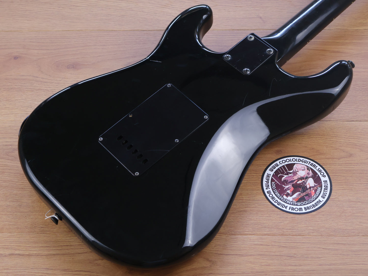 1984 Fresher Japan FS-3 Contemporary HH Stratocaster (Black)