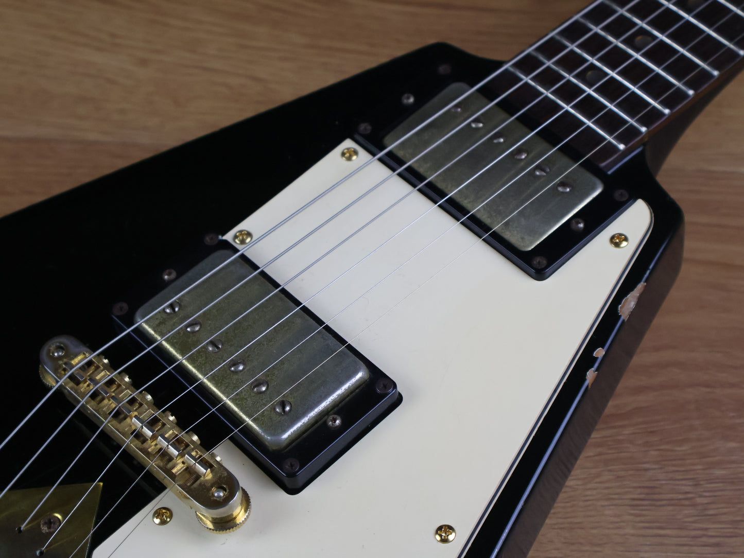 1990's Brian (by Bacchus) '58 Reissue Flying V (Black)