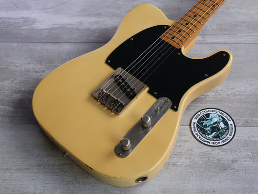 1979 Fernandes Japan FES-55 Esquire Twang-Style Guitar (Aged White)