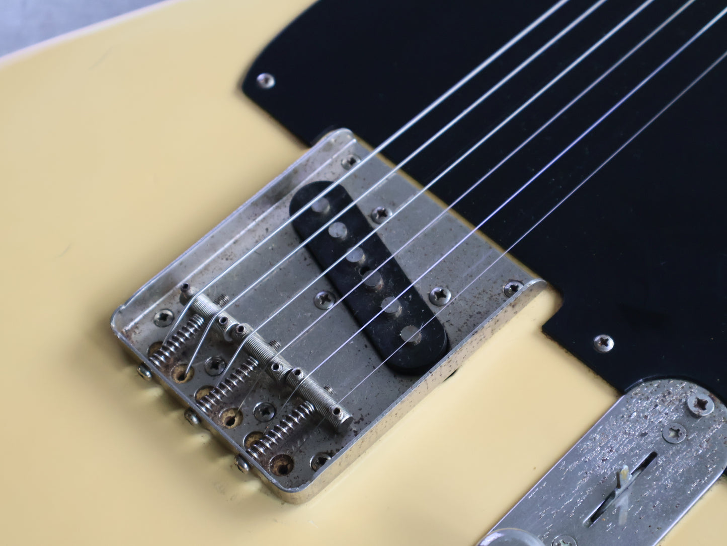 1979 Fernandes Japan FES-55 Esquire Twang-Style Guitar (Aged White)