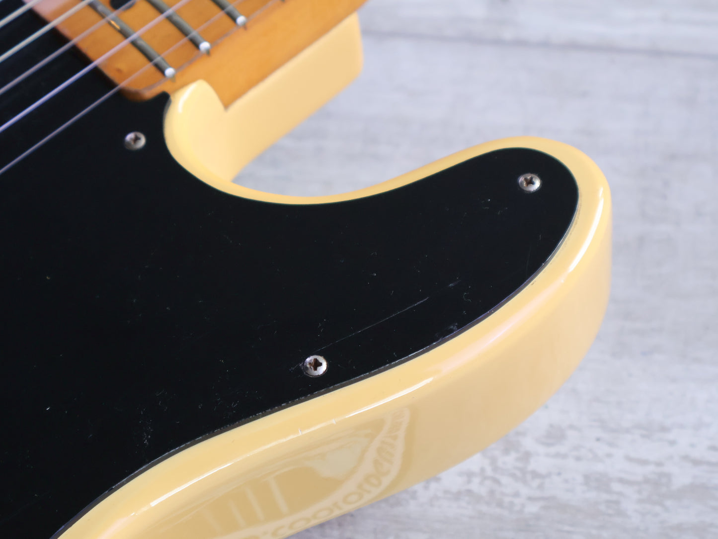 1979 Fernandes Japan FES-55 Esquire Twang-Style Guitar (Aged White)