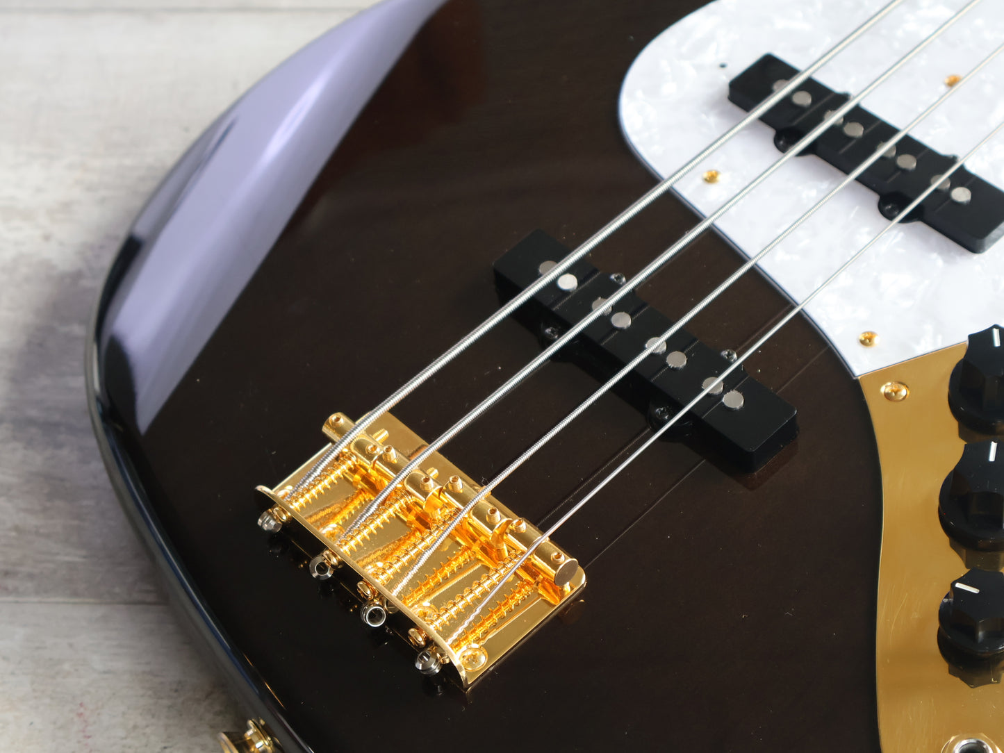 2017 Tokai Japan AJB112G Jazz Bass (See-Through Black)