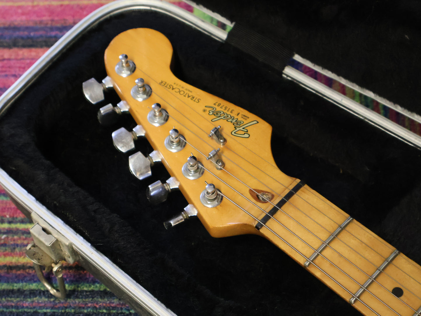 1983 Fender USA American Elite Stratocaster (Satin Jade Pearl Metallic)