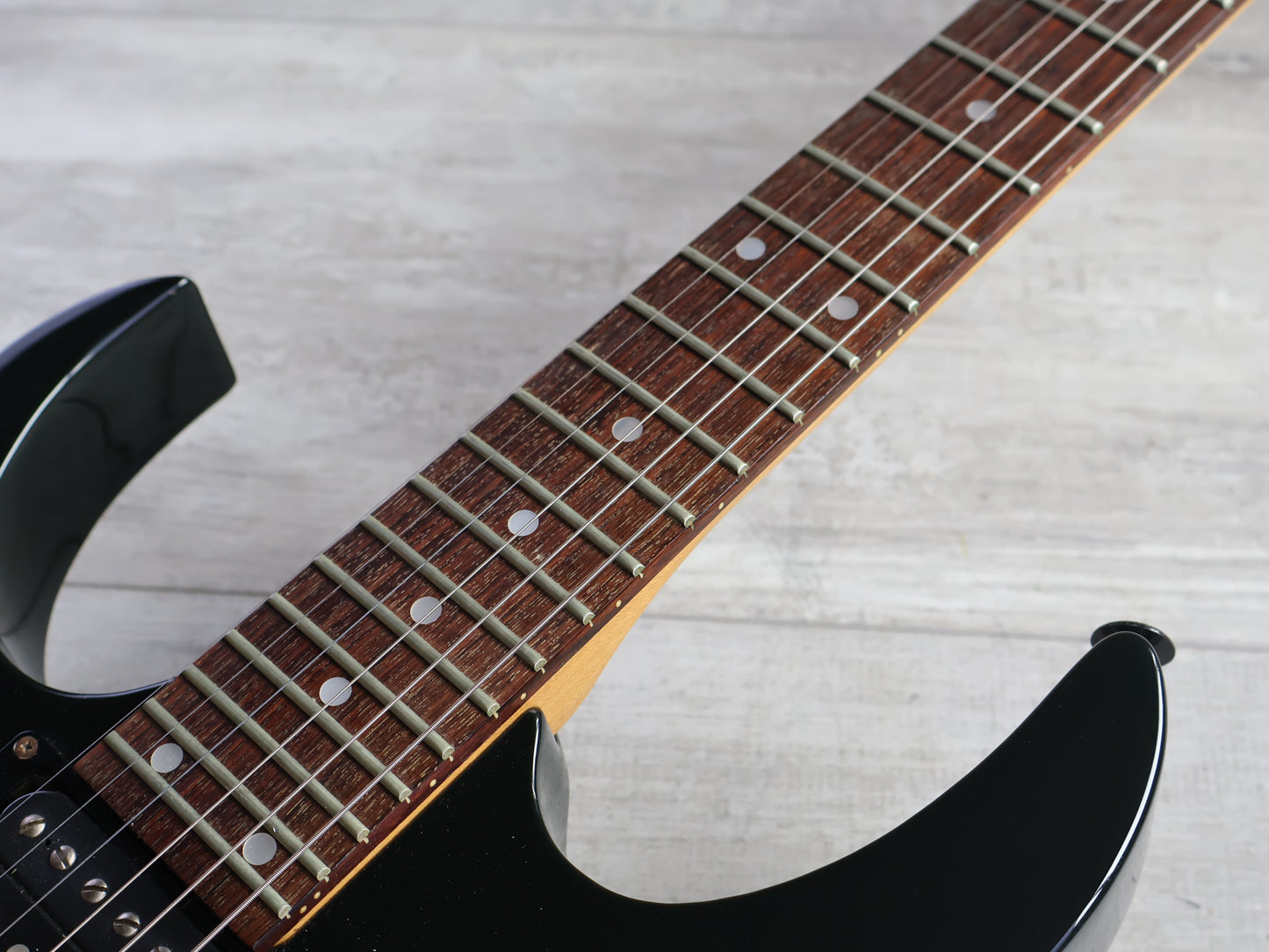 1995 Ibanez Japan RG570L LH Left Handed Superstrat w/Dimarzio's (Black)