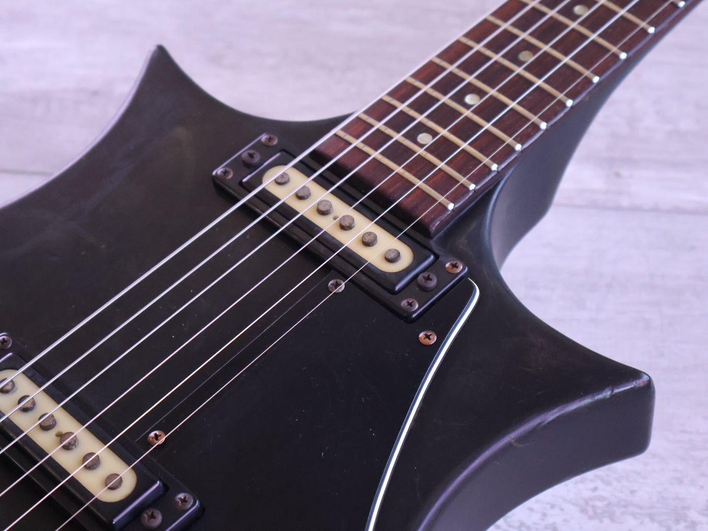 1976 Yamaha Japan SX-60 "Devil's Head" Double Cutaway (Black)