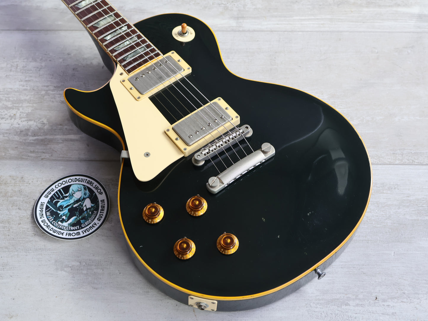 1983 Greco Japan EG59-50L Left Handed Les Paul (Ebony)