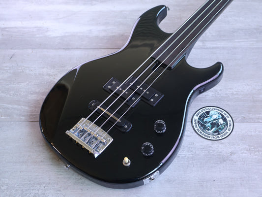 1982 Yamaha Japan BB-2000F Fretless Neckthrough Broadbass (Black)