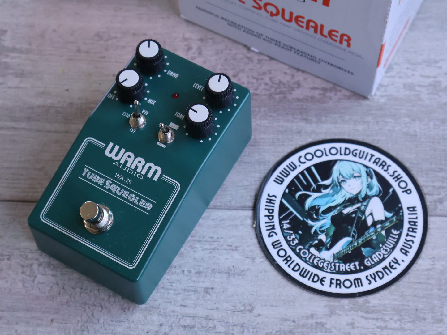 Warm Audio Tube Squealer Three-Mode Soft-Clipping Tube Amp-Driving Overdrive Pedal