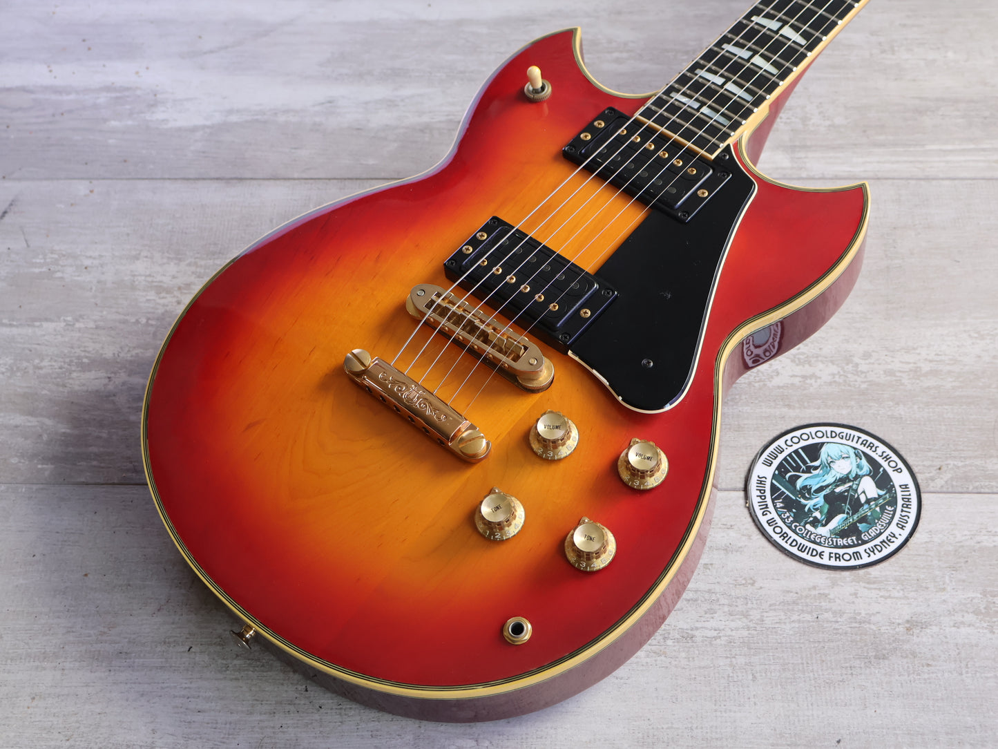 1978 Yamaha Japan SG-2000 Neckthrough Double Cutaway (Cherry Sunburst)