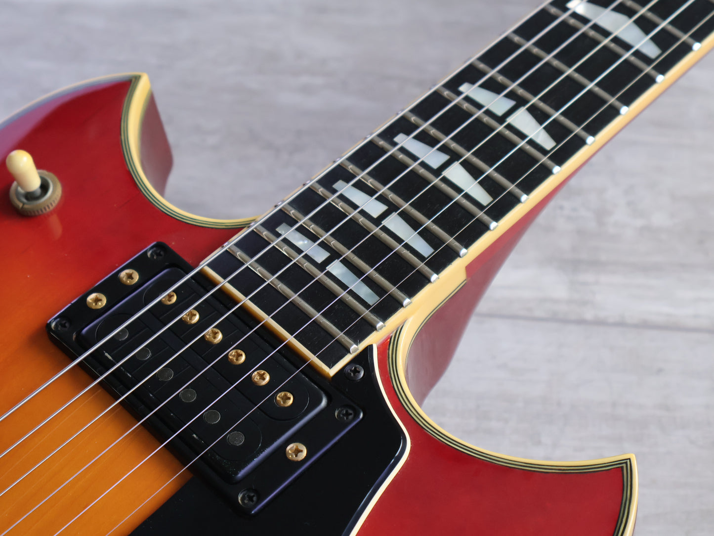 1978 Yamaha Japan SG-2000 Neckthrough Double Cutaway (Cherry Sunburst)