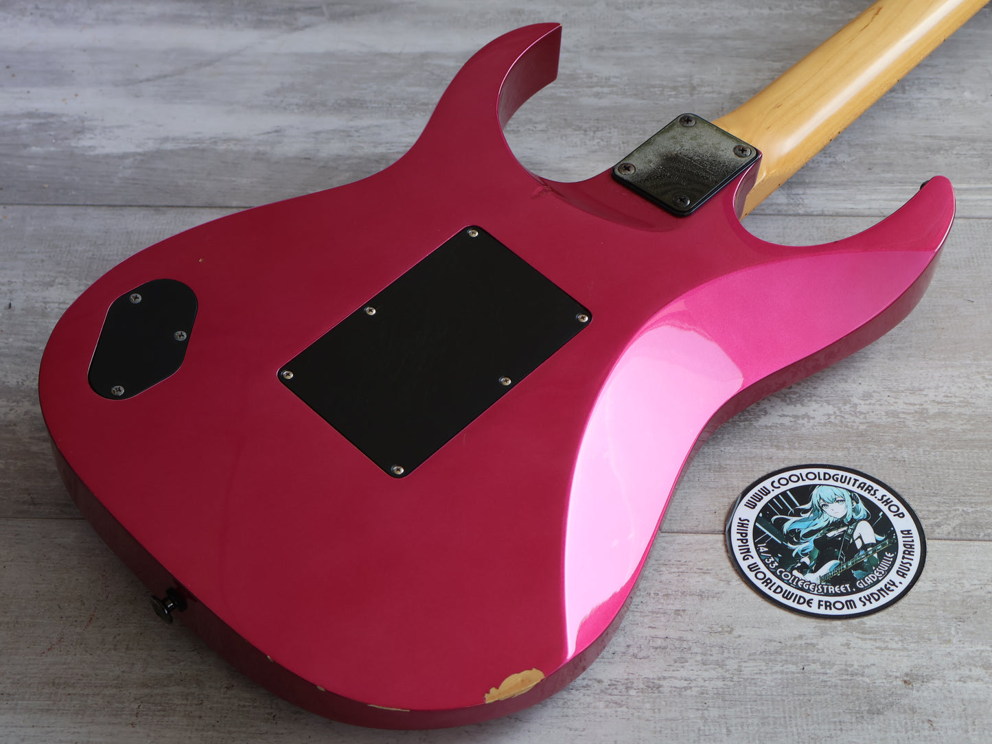 1990 Ibanez Japan RG-550 Superstrat (Coral Mist Metallic)