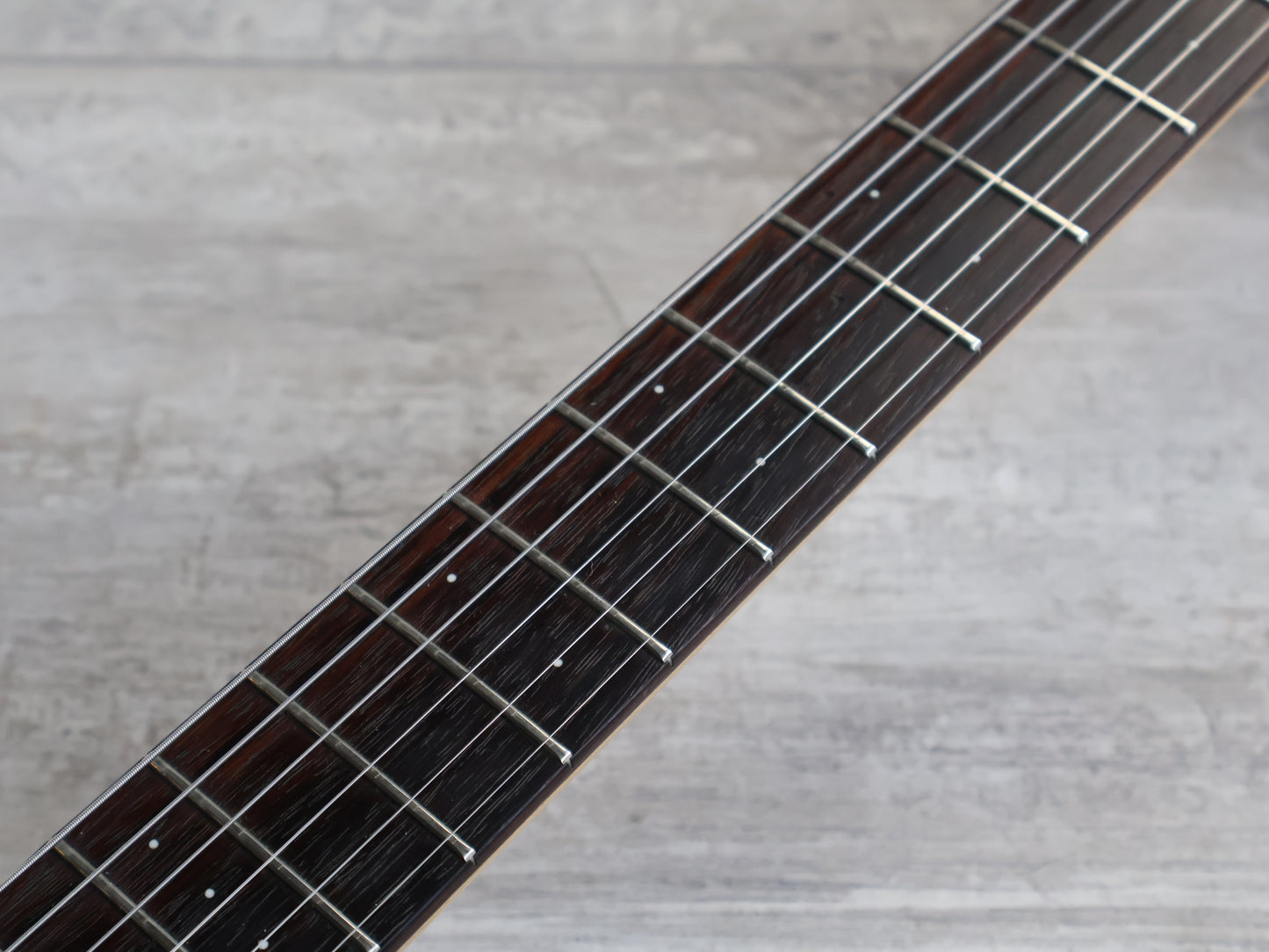 Marine Rider Japan Mini Mosrite Travel Guitar (Metallic Turquoise)