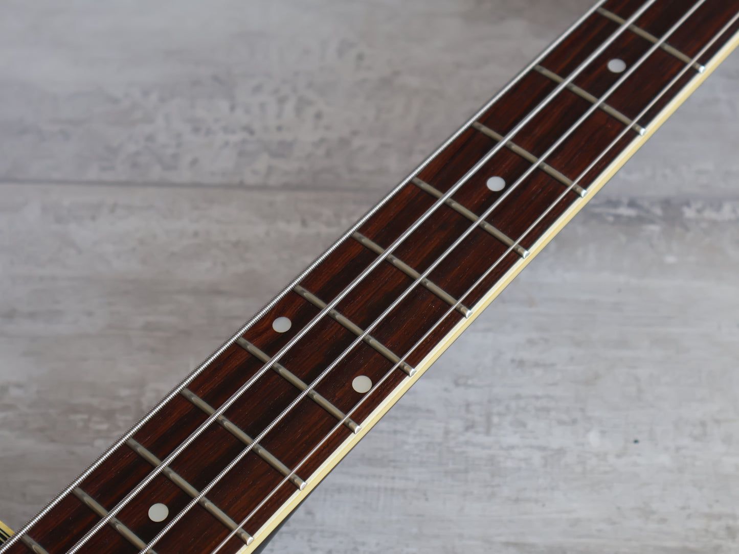 1990 Greco GEB-1000 Acoustic Bass (Charcoal Burst)