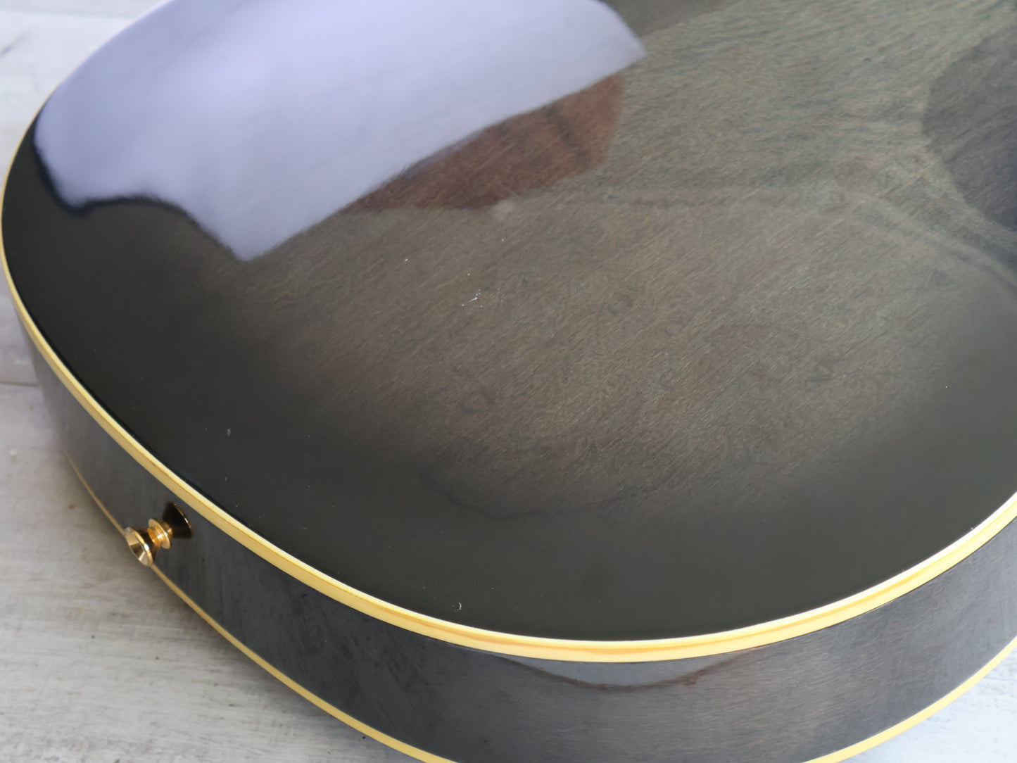 1990 Greco GEB-1000 Acoustic Bass (Charcoal Burst)