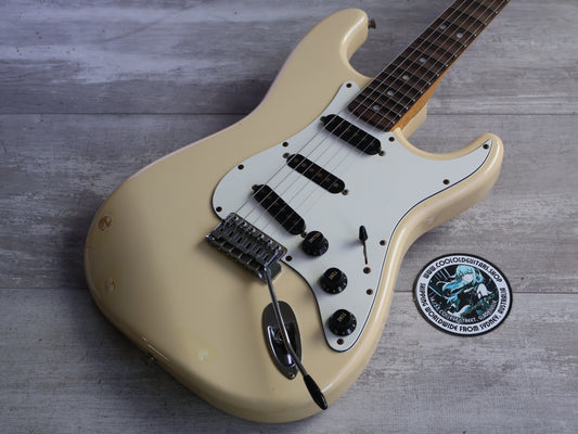 1991 Fender Japan ST72-600SC Scalloped Blackmore Stratocaster (Aged White)