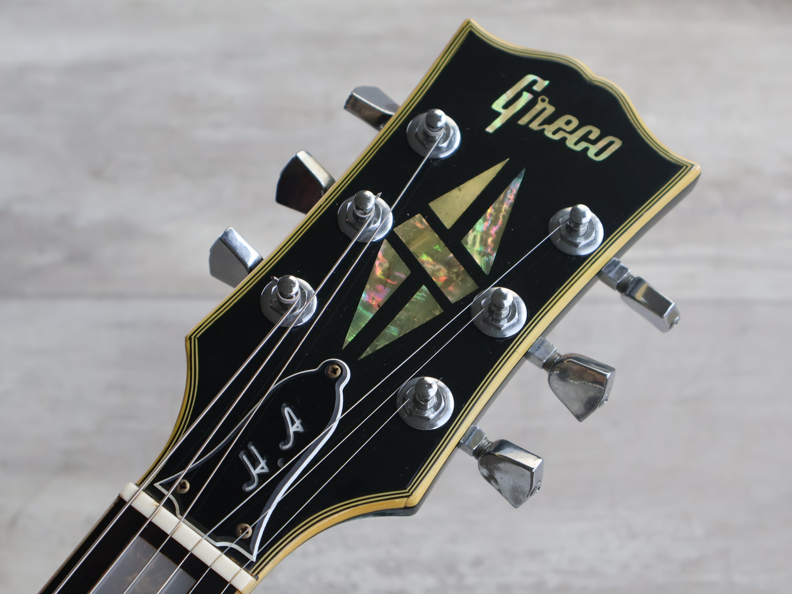 1974 Greco Japan EG-480B Les Paul Custom (Ebony) – Cool Old Guitars