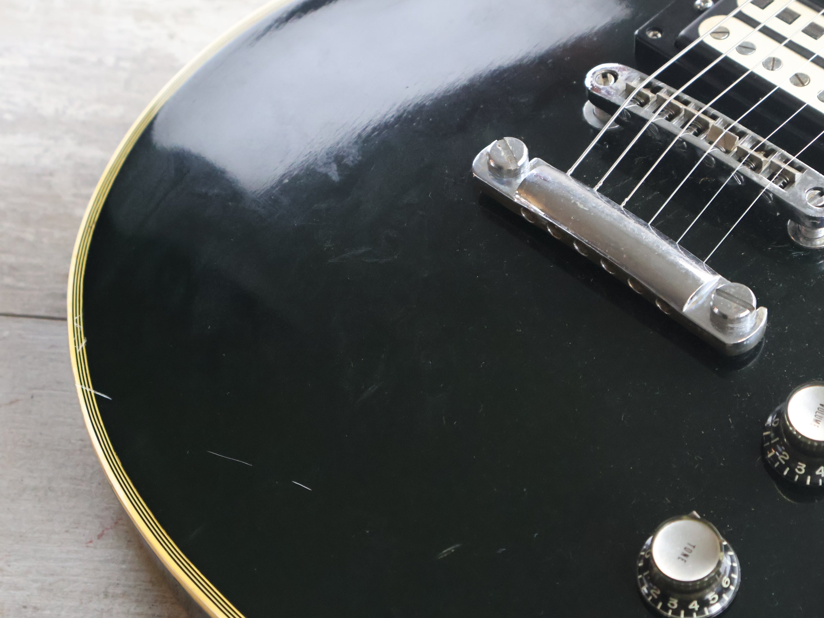 1974 Greco Japan EG-480B Les Paul Custom (Ebony) – Cool Old Guitars