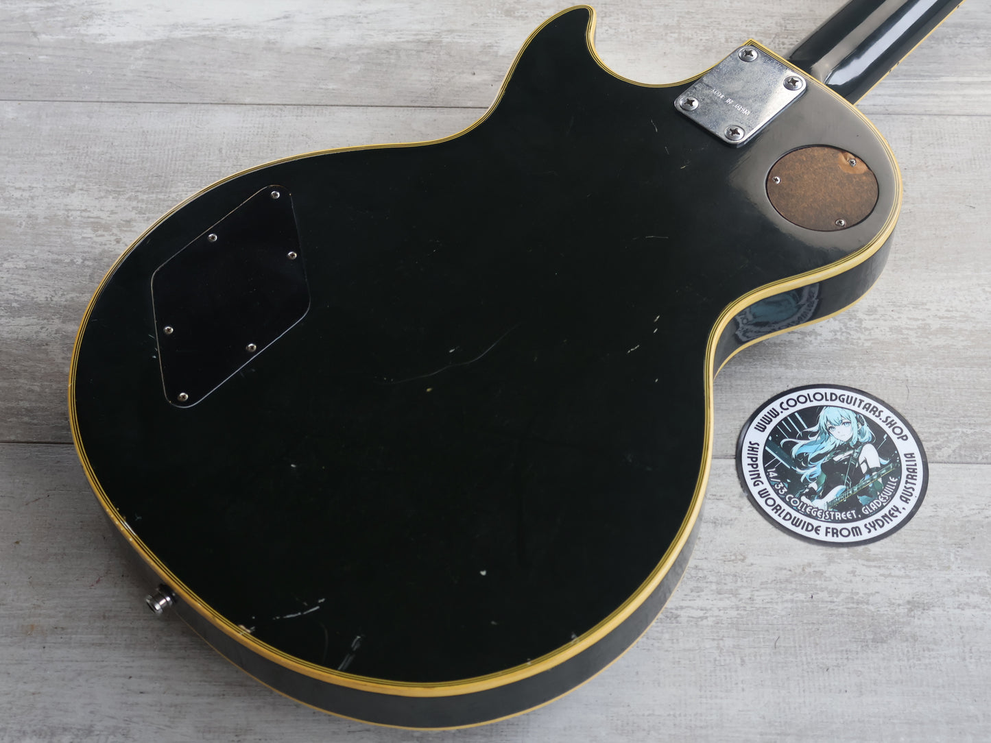 1974 Greco Japan EG-480B Les Paul Custom (Ebony)