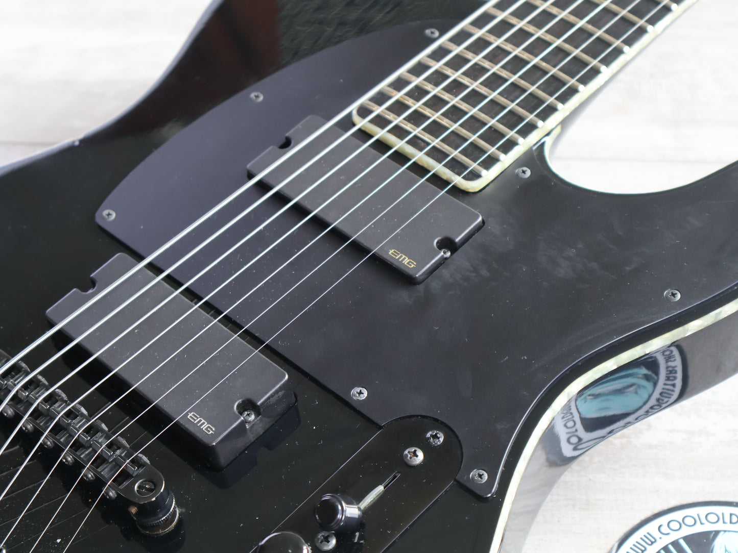 2013 ESP Japan E-II T-B7 Baritone 7-String Telecaster (Black)