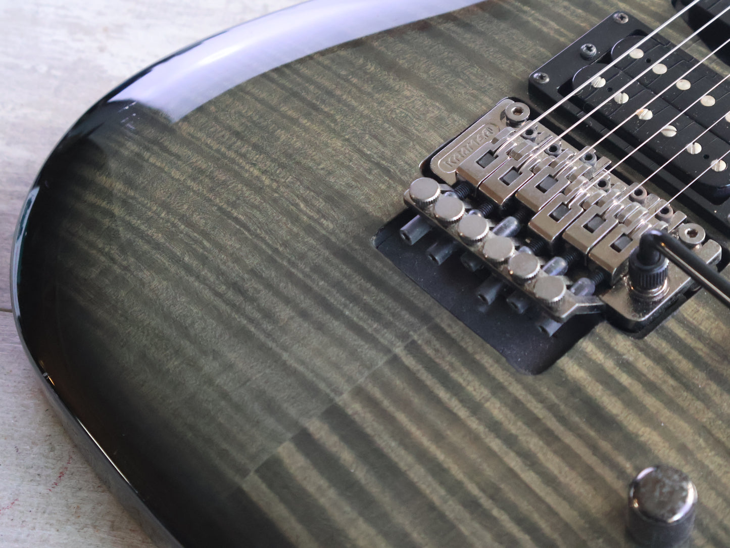2013 Kramer SC211 Striker Custom FR Superstrat (Transparent Grey)