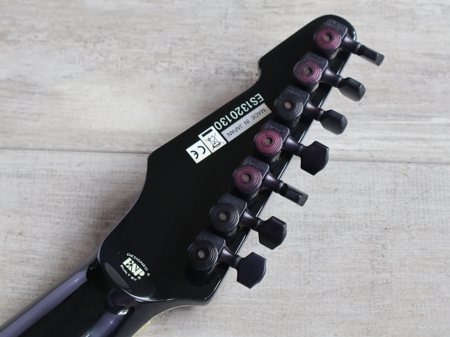 2013 ESP Japan E-II T-B7 Baritone 7-String Telecaster (Black)