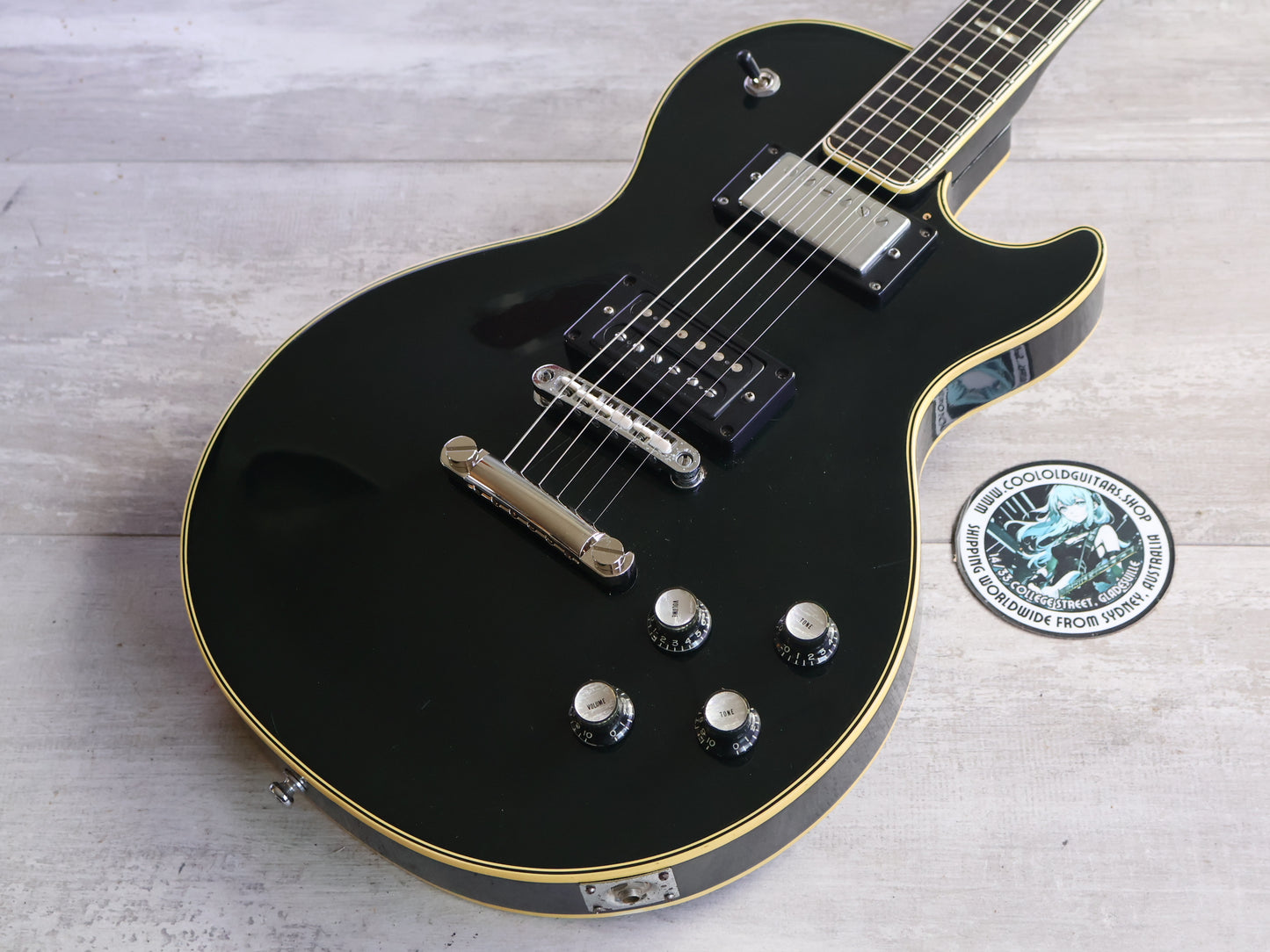 1973 Greco Japan EG-420B Les Paul Custom (Ebony)