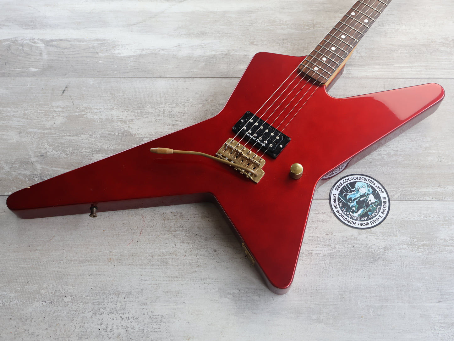 1982 Greco Japan "Super Real" Custom Order Random Star (Candy Apple Red)