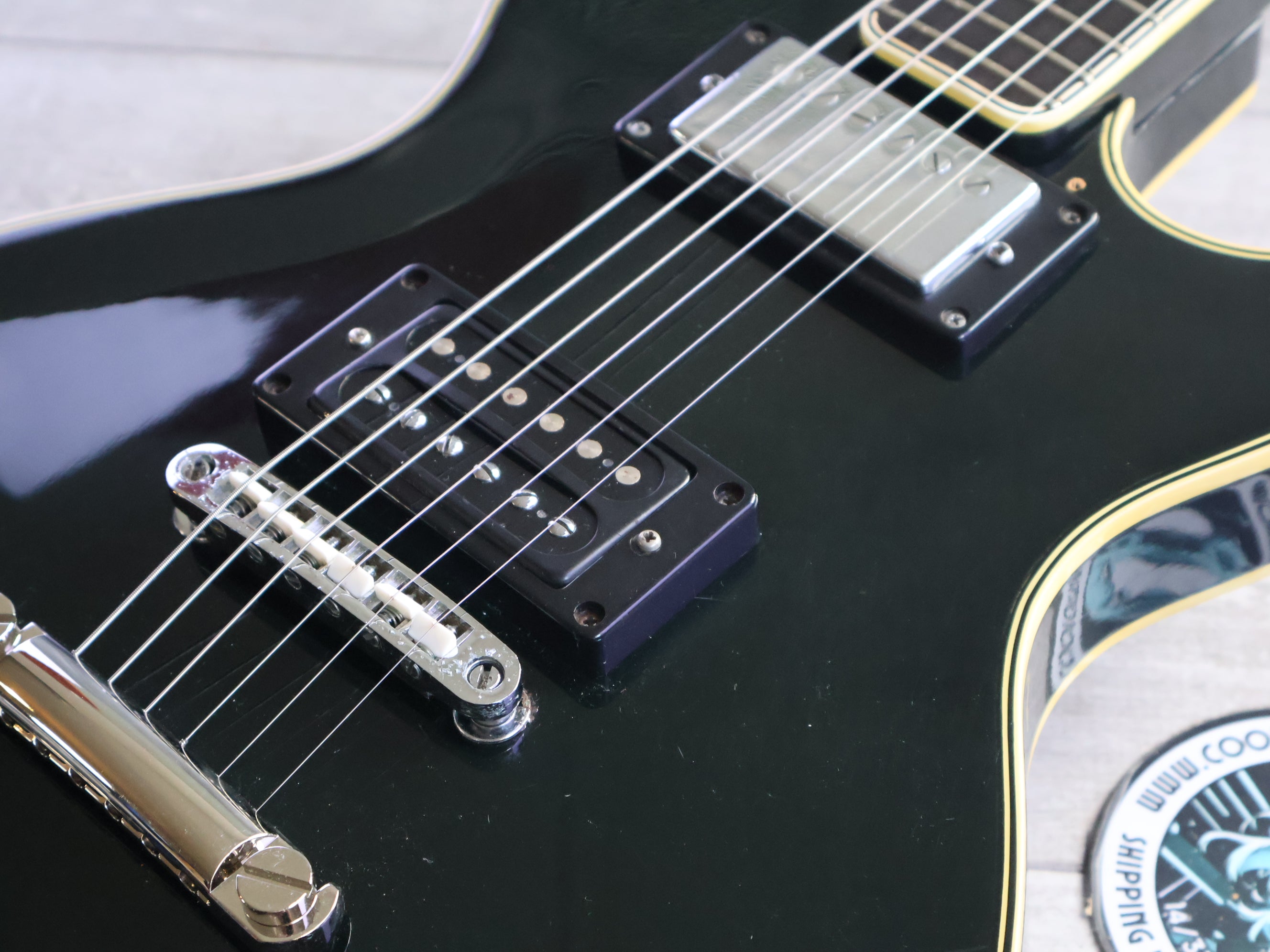 1973 Greco Japan EG-420B Les Paul Custom (Ebony) – Cool Old Guitars