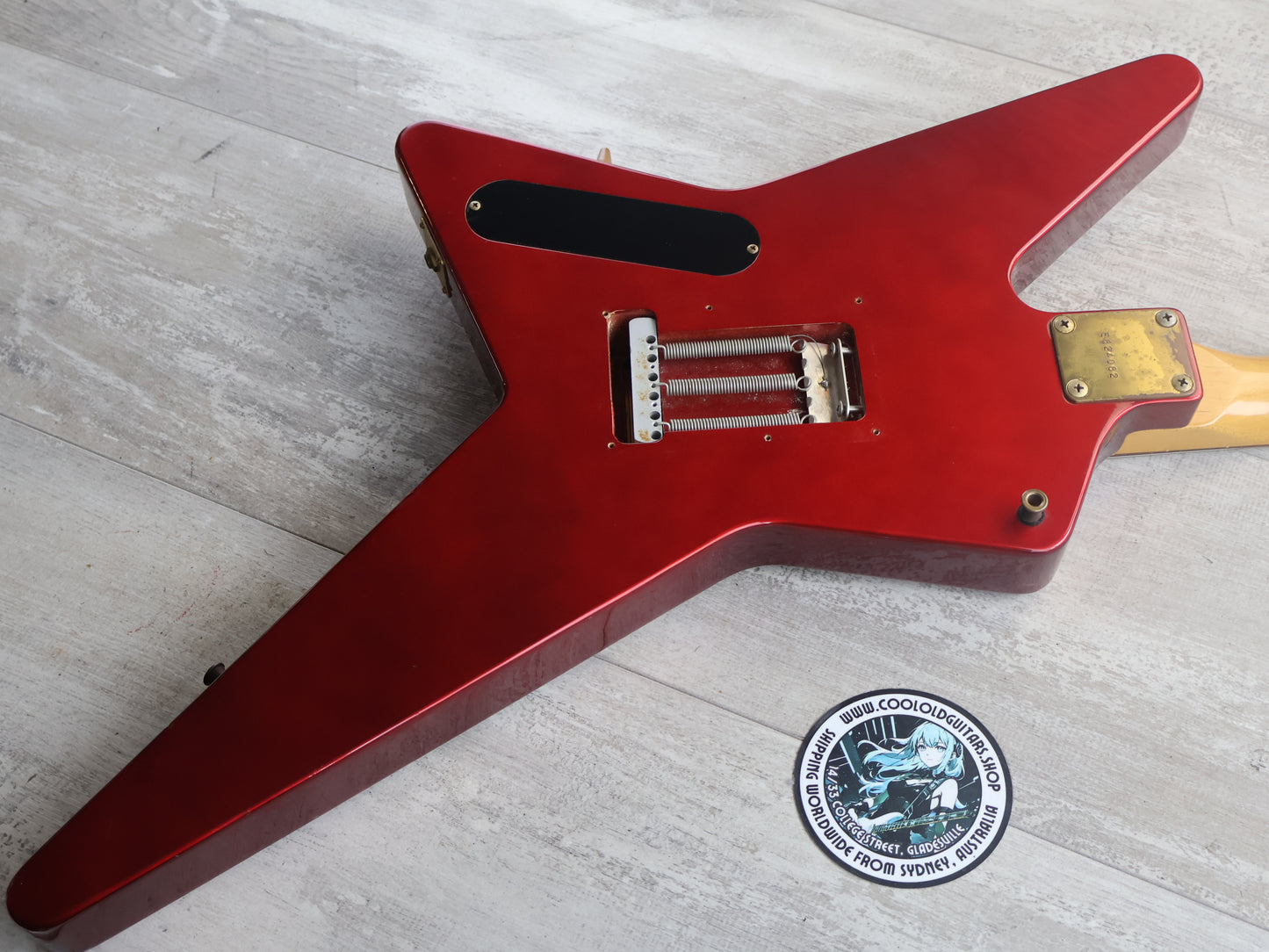 1982 Greco Japan "Super Real" Custom Order Random Star (Candy Apple Red)